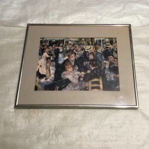 Bal du moulin de la Galette print by French artist Pierre-Auguste Renoir